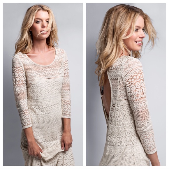 Roxy Dresses & Skirts - NWT {Roxy} crochet knit lace overlay maxi dress